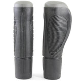 Pro Series 128mm Anatomical Comfort Ergonomic Bike Grips Two-Tone Grey-Black