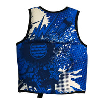 Riders Inc Rock-It Blue Neoprene Boy's Youth PFD Buoyancy Life Vest S-XL