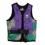 Riders Inc Tropic Purple Neoprene Girl's Youth PFD Buoyancy Life Jacket Vest Sizes XS-L