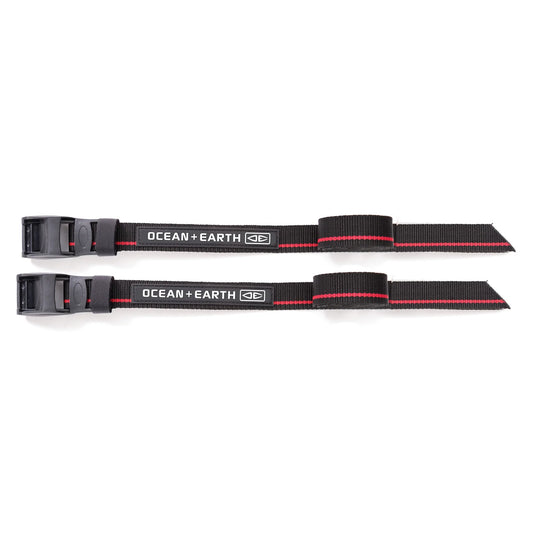 Ocean & Earth 2.5m Surfboard Roof Rack Tie Down Straps & Storage Bag