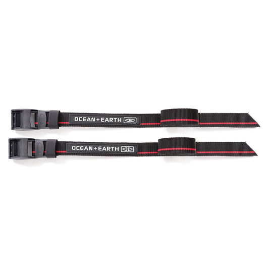 Ocean & Earth 4.8m Surfboard Roof Rack Tie Down Straps & Storage Bag