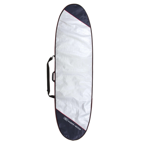 Ocean & Earth Red Barry Basic Padded 7-10 Foot Single Longboard Cover