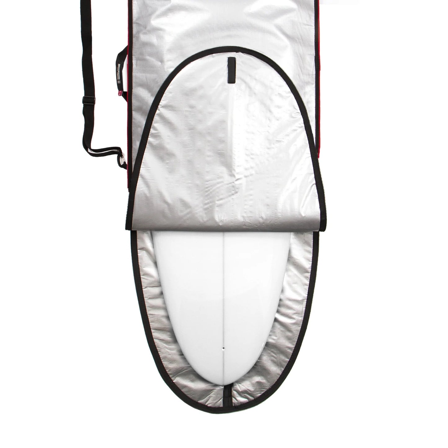 Ocean & Earth Red Barry Basic Padded 7-10 Foot Single Longboard Cover