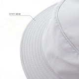 Ocean & Earth Bingin Unisex Adult Soft Peak Full Brim Surf Hat (Light Blue)
