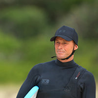 Ocean & Earth Deserts Adult Mesh Trucker Surf Cap with Chin Strap - Black