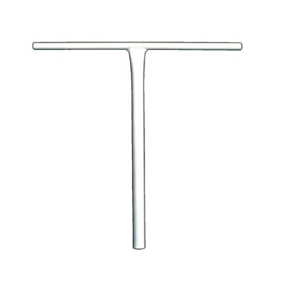 Scooter T-Bar White Powder-Coated Steel 500 x 515mm