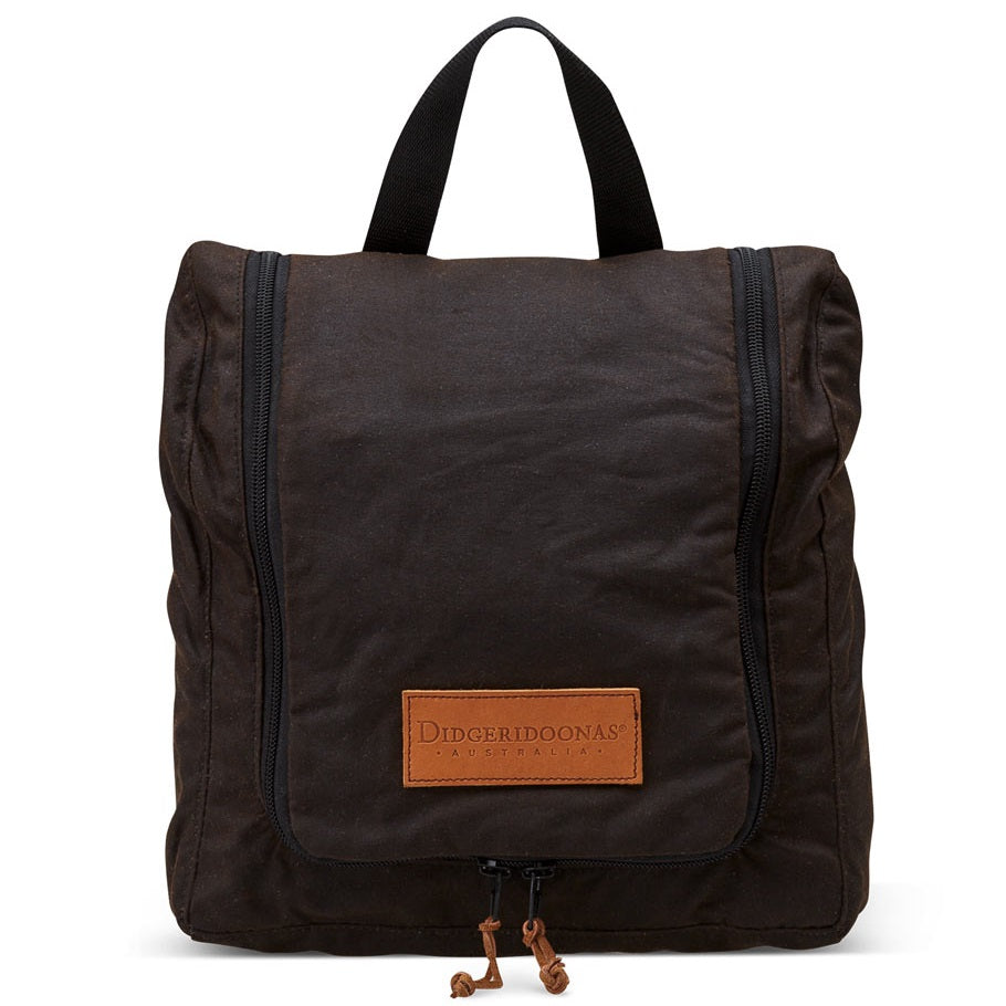 Didgeridoonas Australian Oilskin Toiletry Travel Bag 25 x 27cm