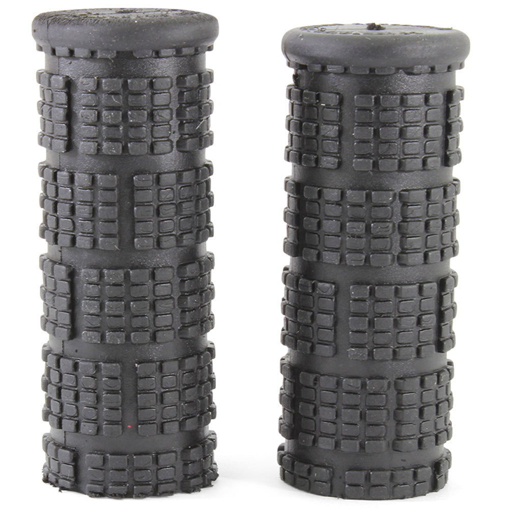V-Grip Bike Handlebar Shift Grips Black 75mm Kraton Rubber