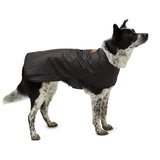 Didgeridoonas Brown Water Repellent Oilskin Wool Lined Dog Rain Coat Jacket