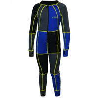 XTM Merino Kids 'One Z' Thermal Body Suit Blue