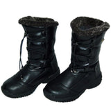XTM Princess Black Girl's Après Snow Ski Winter Boots Size EUR 25-26