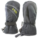 XTM Swoosh Kids Snow and outdoor Winter Ski Mitts Black