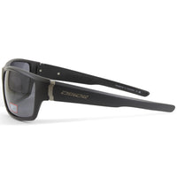Dirty Dog Knox Satin Black/Grey Polarised Men's Sunglasses 53691