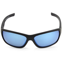 Dirty Dog Slab Satin Black/Ice Blue Mirror Polarised Men's Sunglasses 53423