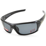 Dirty Dog Clank Shiny Black/Grey Polarised Men's Sport Sunglasses 53182
