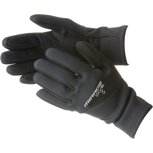 Mirage Adventurer Black 3mm Neoprene Adult Dive Gloves