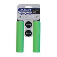 Azur 130mm Shock Absorbing Silicon Bike Handlebar Grips NEON GREEN