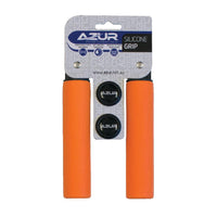 Azur 130mm Shock Absorbing Silicon Bike Handlebar Grips ORANGE