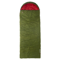 Caribee 5450 Blaze Hooded -10c King Jumbo Green Sleeping Bag