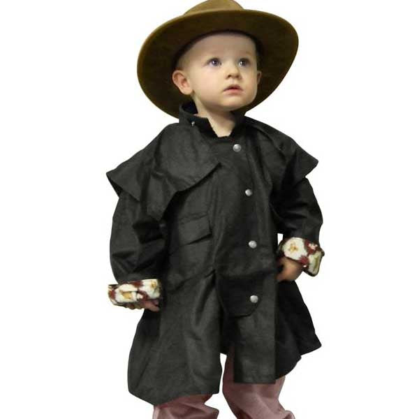 Didgeridoonas The Murray Toddlers Oilskin Winter Coat Jacket (For 1 - 4 years)