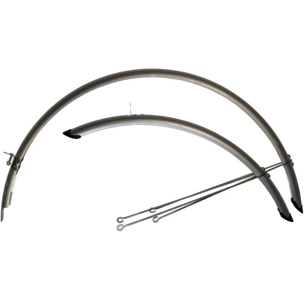 BYK Silver Front and Rear Mudguards for E350 Kid's Bike