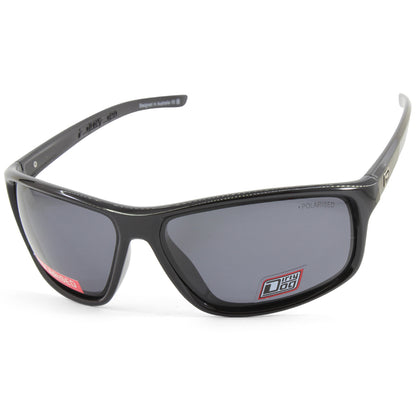 Dirty Dog Zero Shiny Black/Grey Polarised Men's Sports Sunglasses