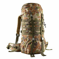 Caribee 6940 Cadet 65L Auscam Rucksack Camouflage Backpack