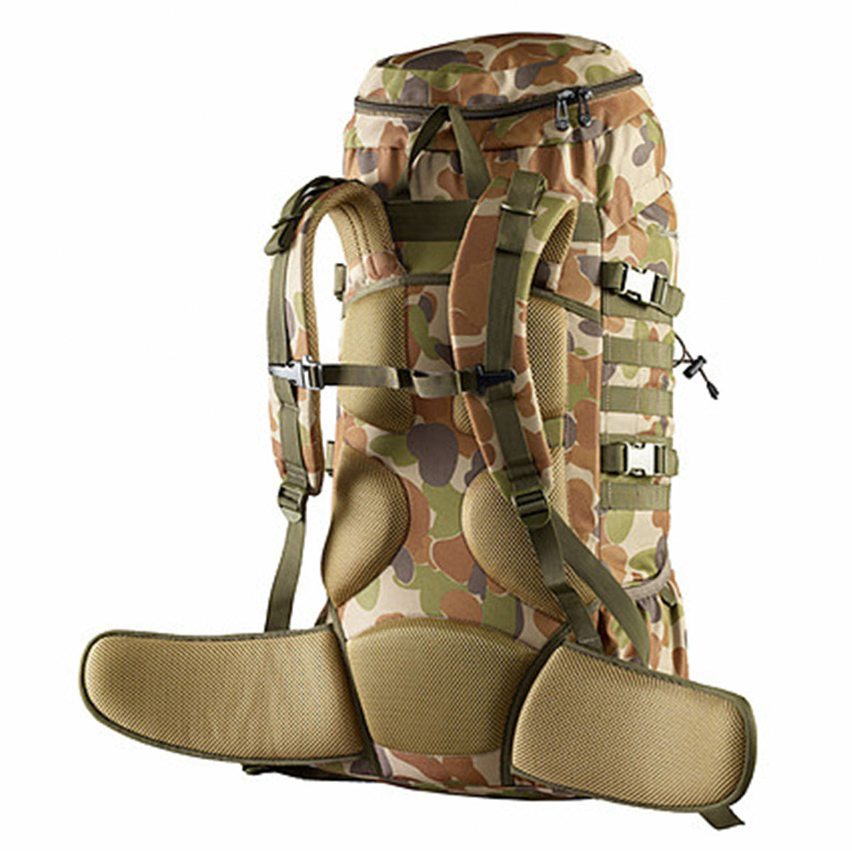Caribee Cadet 65L Auscam Rucksack Camouflage Backpack