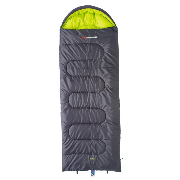 Caribee 5441 Glacial Bay Jumbo Hooded 0c Grey Sleeping Bag