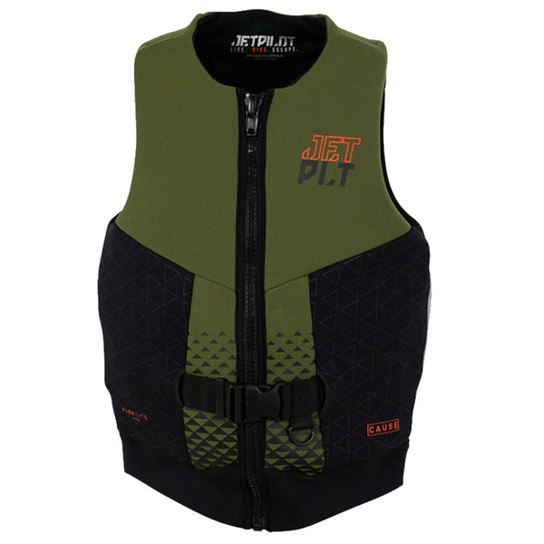 Jetpilot Cause Men's L50S Life Jacket Vest Military-Black Sizes L-2XL