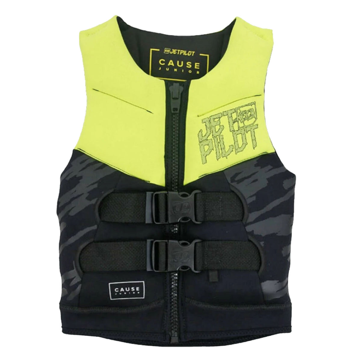 Jetpilot Cause Toddler/Kids Neoprene Life Jacket Vest Yellow Size 3-4 (15-25kg)