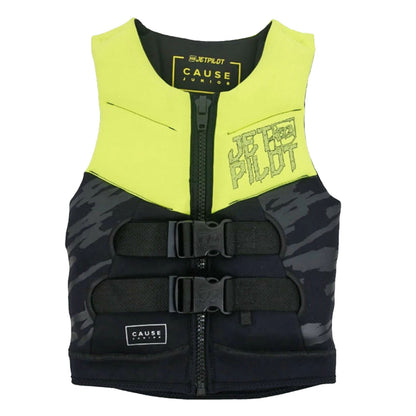 Jetpilot Cause Toddler/Kids Neoprene Life Jacket Vest Yellow Size 3-4 (15-25kg)