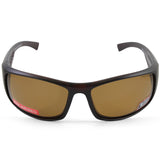 Dirty Dog Muzzle 53640 Satin Brown/Brown Polarised Men's Sport Sunglasses