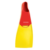 Mirage Deluxe Yellow Rubber Floatable Swim Flipper Fins – All sizes Baby to XXL