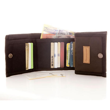 Didgeridoonas Oilskin Canvas Cards and Notes Tri-Fold Wallet