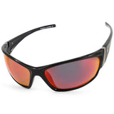 Dirty Dog Stoat 53321 Polished Black/Red Fusion Mirror Polarised Sunglasses