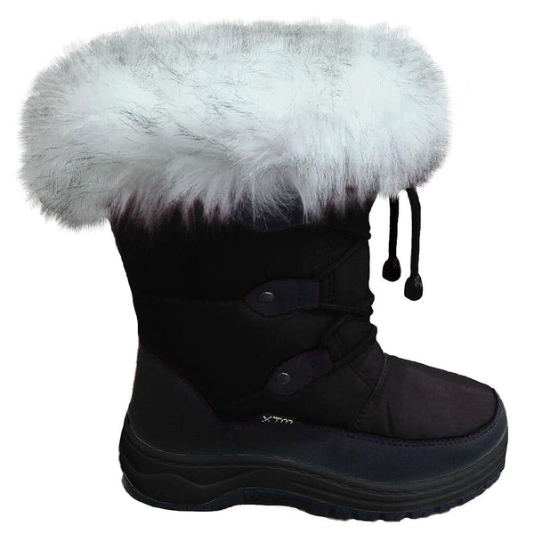 XTM Skyler Kids Apres Snow Boots Black