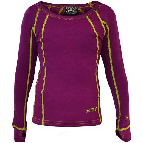 XTM Merino Kids Baselayer Thermal Top Boysenberry