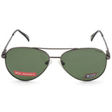 Dirty Dog Maverick 53478 Satin Gunmetal/Green Polarised Men's Sunglasses