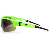 Dirty Dog Sport Edge 50859 Fluro Green/Blue Mirror Unisex Sports Sunglasses