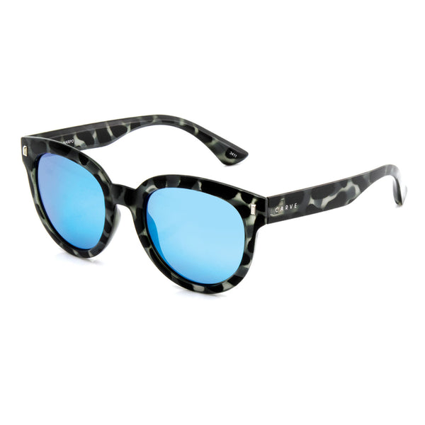 Carve Harpo Gloss Grey Tort Grey with Blue Mirror Non-Polarised Lens Sunglasses