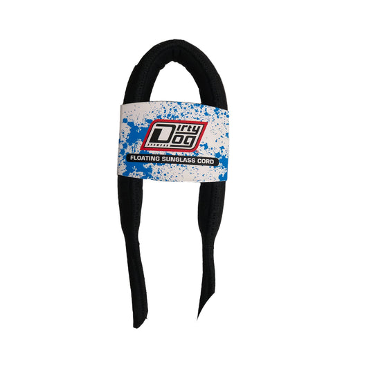 Dirty Dog Black Neoprene Floatable Neck Strap for Sunglasses and Glasses