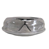 Mirage Lethal Black Adult Oversize Swimming Goggles with Silicone Ear Plugs