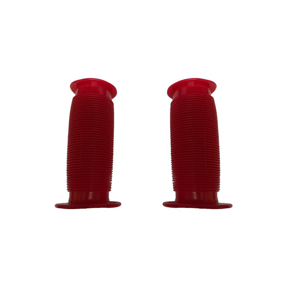 Bike Lane 80mm Mushroom Handlebar Grips for 12" Kid's Bikes 22mm hole Red