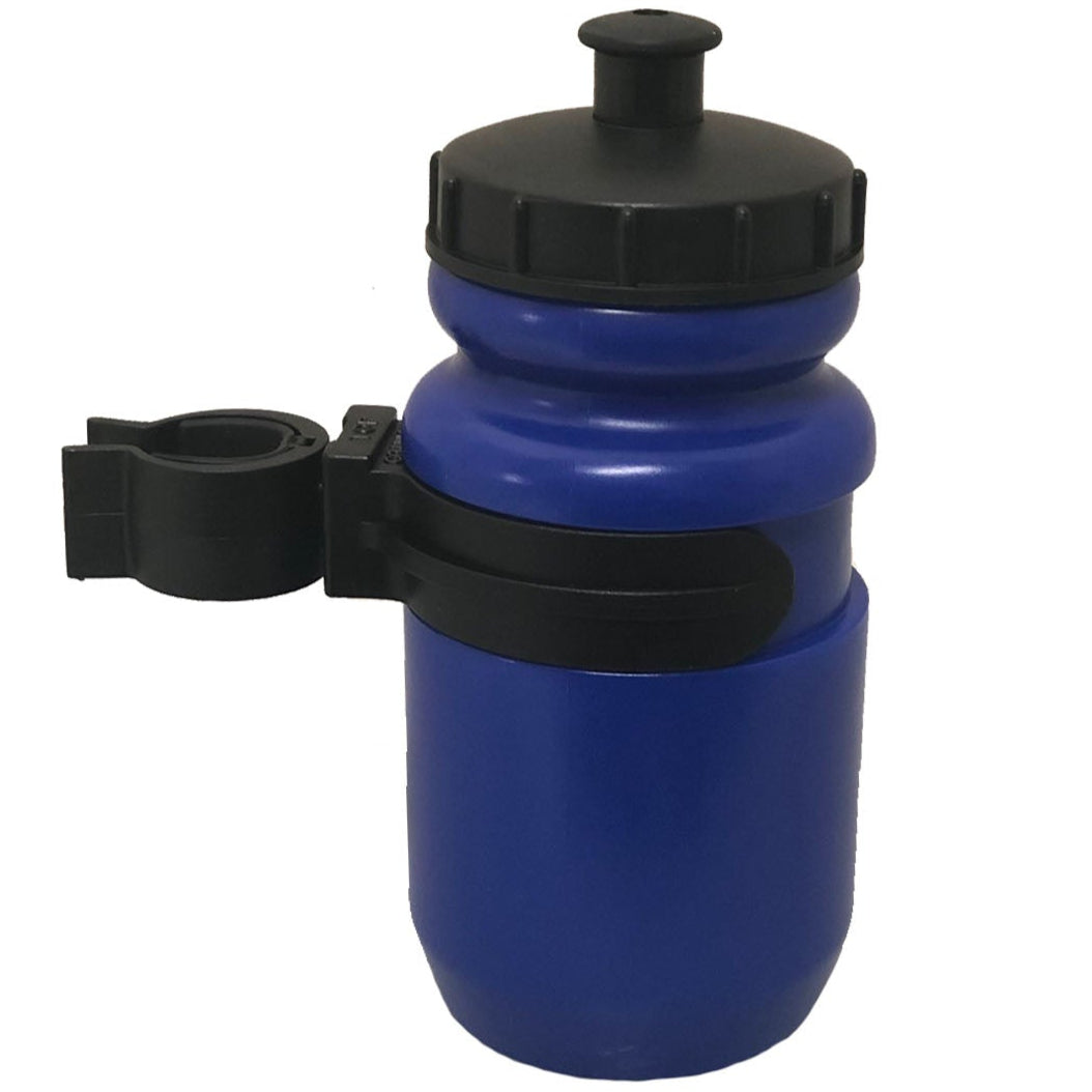 Bikes Up Kids 400mL Bike Water Bottle with Clip Blue