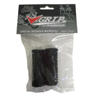 V-Grip Bike Handlebar Grips Black 75mm Kraton Rubber #8702