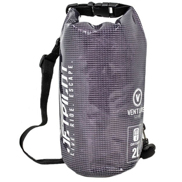 Jetpilot Venture Clear 5L Roll-Top Waterproof Dry Bag with Shoulder Strap