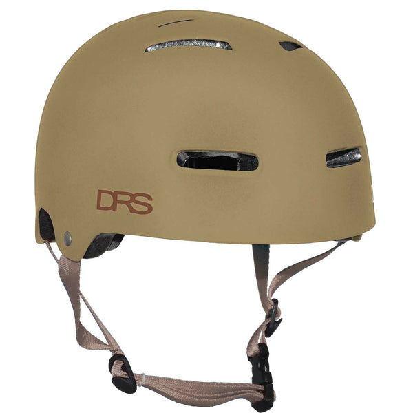 DRS BMX Helmet Matte Khaki AS/NZS Safety Standard Certified