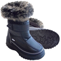 XTM Kisa Black Kid's Waterproof Après Snow Boots Size EUR 25/26