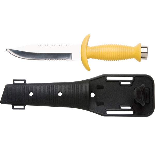 Mirage Sphinx 420 Grade Stainless Steel Dive Knife with Scabbard and Strap